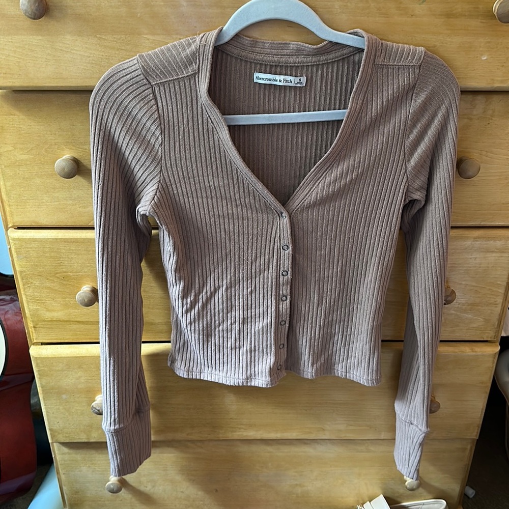 Abercrombie and Fitch Ribbed Long Sleeve